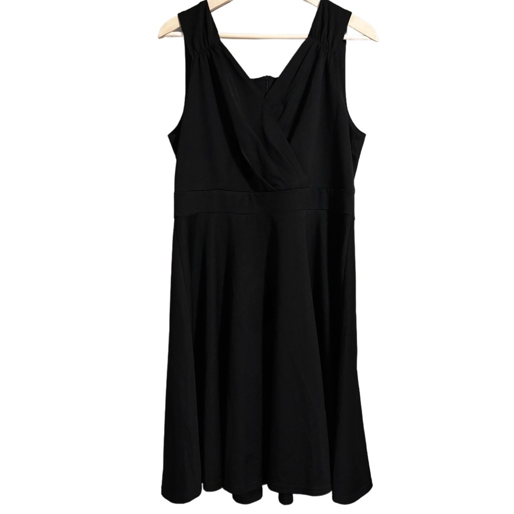 SOLD Grace Karin Black Sleeveless V-Neck Midi Dress Size XL - Picture 2 of 5